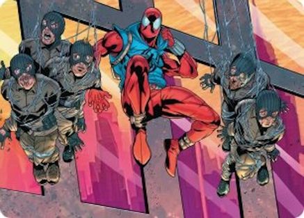 Scarlet Spider, Ben Reilly Art Card (AASPM-038) [Art Series: Marvel's Spider-Man]