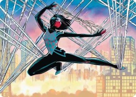 Silk, Web Weaver Art Card (39/54) (AASPM-039) [Art Series: Marvel's Spider-Man]