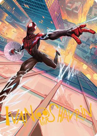 Ultimate Spider-Man Art Card (Gold-Stamped Signature) (AASPM-041) [Art Series: Marvel's Spider-Man]