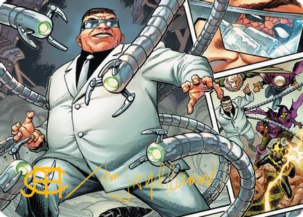 Doctor Octopus, Master Planner Art Card (48/54) (Gold-Stamped Signature) (AASPM-048) [Art Series: Marvel's Spider-Man]