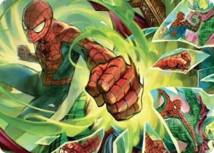Kapow! Art Card (AASPM-017) [Art Series: Marvel's Spider-Man]