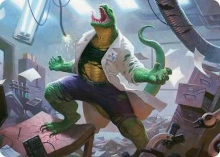 Lizard, Connors's Curse Art Card (AASPM-018) [Art Series: Marvel's Spider-Man]