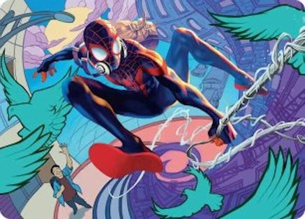 Spider-Man, Brooklyn Visionary Art Card (AASPM-020) [Art Series: Marvel's Spider-Man]