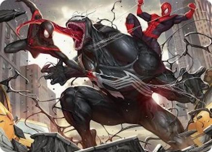 Terrific Team-Up Art Card (AASPM-023) [Art Series: Marvel's Spider-Man]