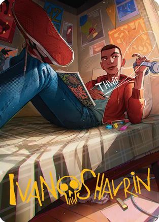 Miles Morales Art Card (Gold-Stamped Signature) (AASPM-035) [Art Series: Marvel's Spider-Man]