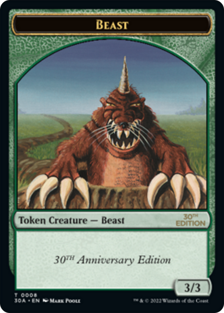 Beast Token (30A-008) [30th Anniversary Tokens]