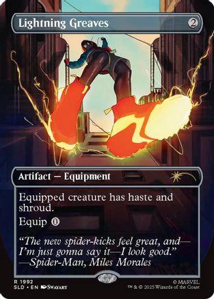 Lightning Greaves (SLD-1992) [Secret Lair Drop Series]