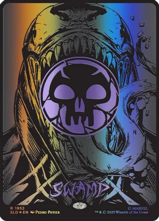 Swamp (SLD-1952) (Raised Foil) [Secret Lair Drop Series] Foil