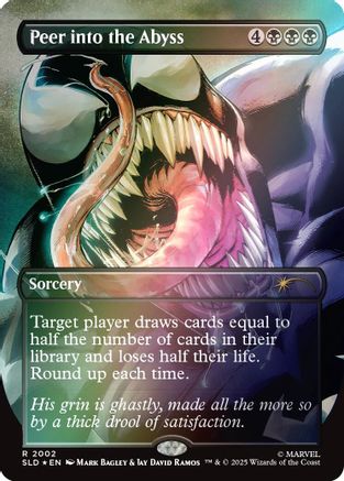 Peer into the Abyss (SLD-2002) (Rainbow Foil) [Secret Lair Drop Series] Foil