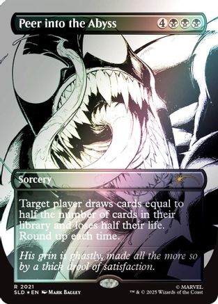 Peer into the Abyss (SLD-2021) (Rainbow Foil) [Secret Lair Drop Series] Foil