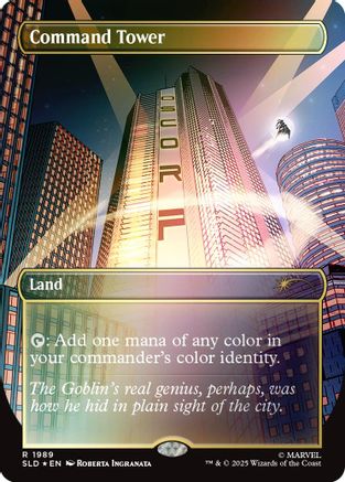 Command Tower (SLD-1989) (Rainbow Foil) [Secret Lair Drop Series] Foil