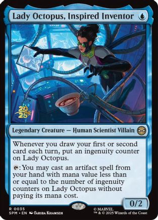 Lady Octopus, Inspired Inventor (PRE-035) [Prerelease Cards] Foil