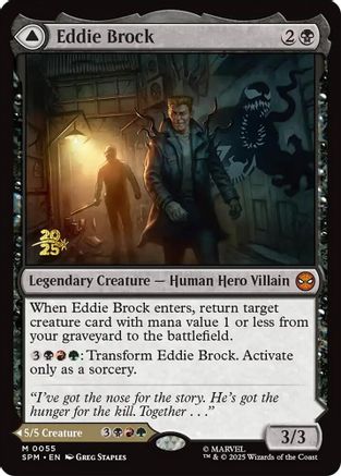 Eddie Brock (PRE-055) [Prerelease Cards] Foil