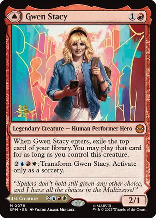 Gwen Stacy (PRE-078) [Prerelease Cards] Foil