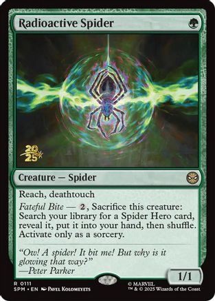 Radioactive Spider (PRE-111) [Prerelease Cards] Foil