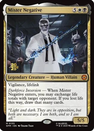 Mister Negative (PRE-135) [Prerelease Cards] Foil