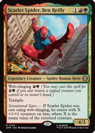 Scarlet Spider, Ben Reilly (PRE-142) [Prerelease Cards] Foil