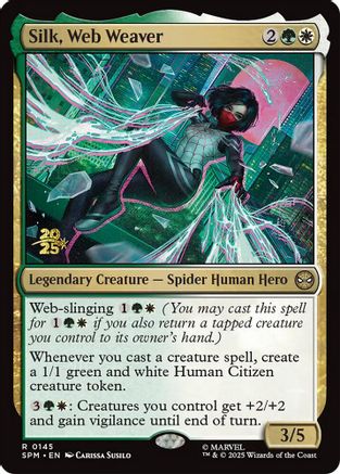 Silk, Web Weaver (PRE-145) [Prerelease Cards] Foil