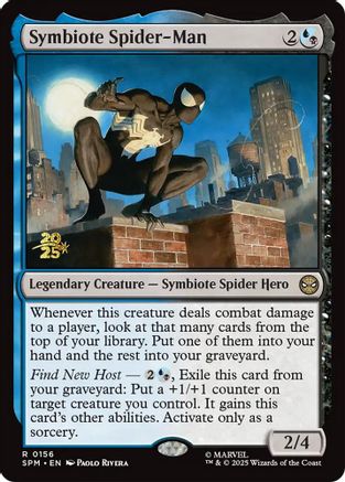 Symbiote Spider-Man (PRE-156) [Prerelease Cards] Foil