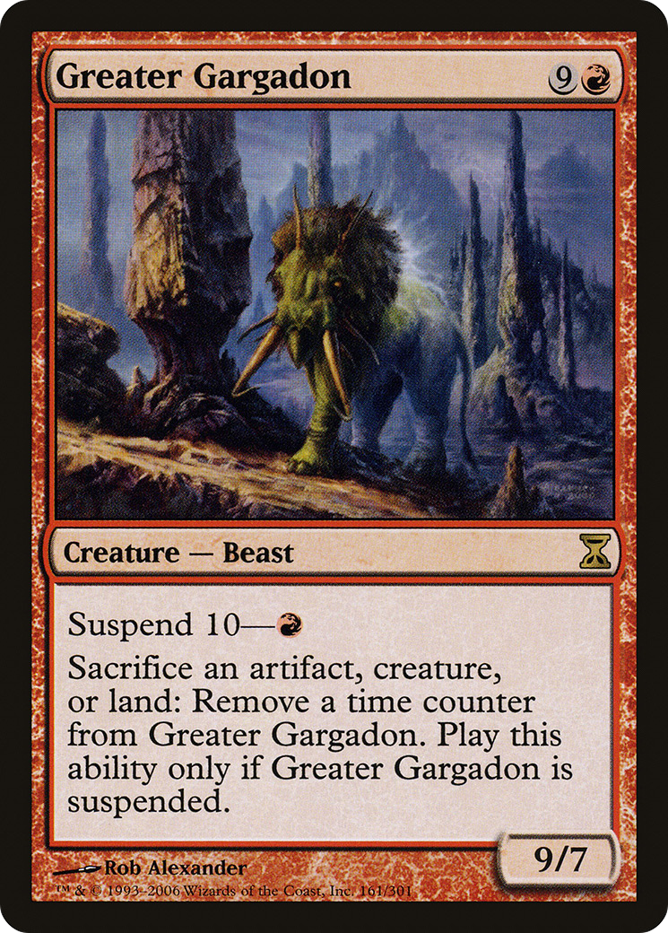 Greater Gargadon (TSP-161) [Time Spiral]
