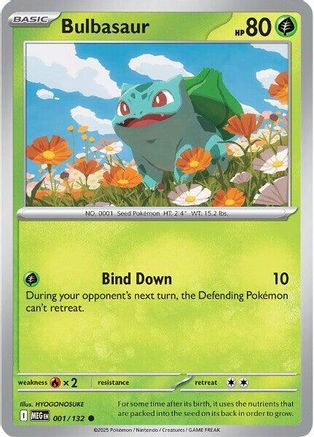 Bulbasaur (001/132) [ME01 Mega Evolution] - Common