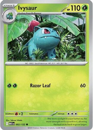 Ivysaur (002/132) [ME01 Mega Evolution] - Common