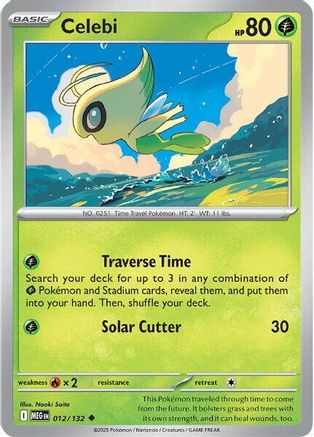 Celebi (012) [ME01 Mega Evolution] - Uncommon