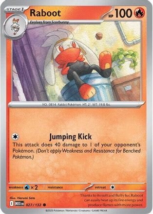 Raboot (027) [ME01 Mega Evolution] - Common