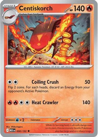 Centiskorch (030) [ME01 Mega Evolution] - Uncommon