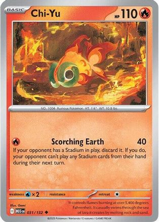 Chi-Yu (031) [ME01 Mega Evolution] Reverse Holofoil - Uncommon