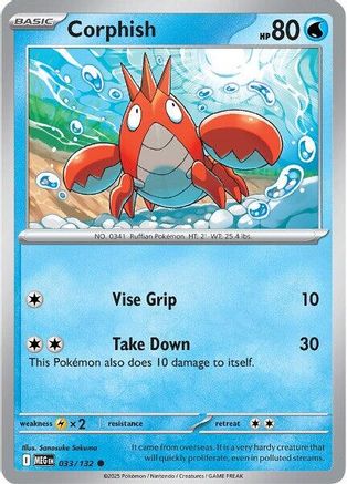 Corphish (033) [ME01 Mega Evolution] Reverse Holofoil - Common