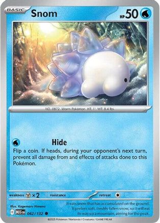 Snom (042) [ME01 Mega Evolution] Reverse Holofoil - Common