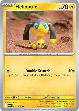 Helioptile (052/132) [ME01 Mega Evolution] - Common