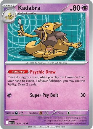 Kadabra (055) [ME01 Mega Evolution] - Uncommon