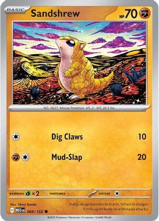 Sandshrew (068) [ME01 Mega Evolution] - Common