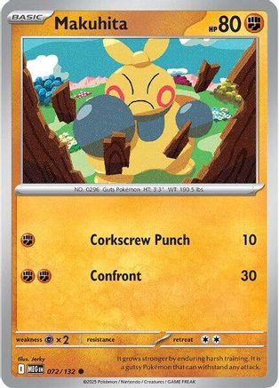 Makuhita (072) [ME01 Mega Evolution] Reverse Holofoil - Common