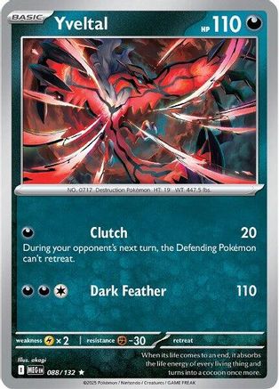 Yveltal (088) [ME01 Mega Evolution] Holofoil - Rare