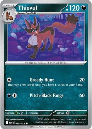 Thievul (090) [ME01 Mega Evolution] - Common