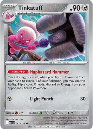 Tinkatuff (097) [ME01 Mega Evolution] Reverse Holofoil - Common