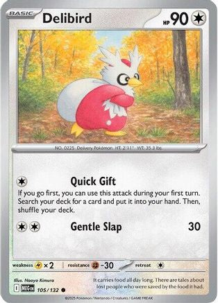 Delibird (105/132) [ME01 Mega Evolution] - Common