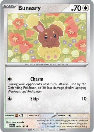 Buneary (107) [ME01 Mega Evolution] Reverse Holofoil - Common