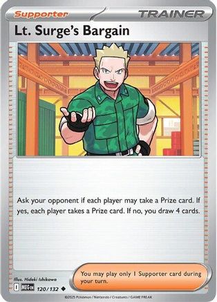 Lt. Surge's Bargain (120/132) [ME01 Mega Evolution] - Uncommon