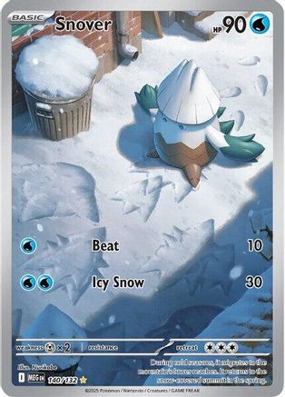Snover (140/132) [ME01 Mega Evolution] Holofoil - Illustration Rare