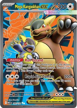 Mega Kangaskhan ex (164/132) [ME01 Mega Evolution] Holofoil - Ultra Rare