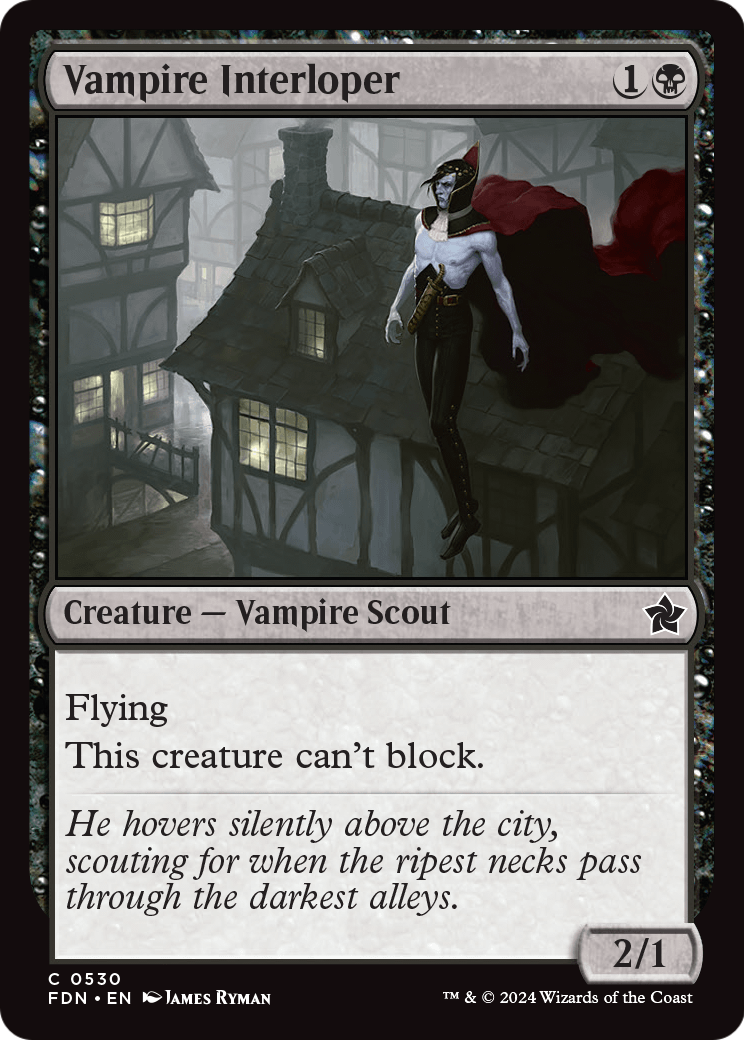 Vampire Interloper (FDN-530) [Foundations]