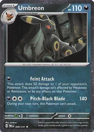 Umbreon (Cosmos Holo) (059) [Miscellaneous Cards & Products] Holofoil - Rare