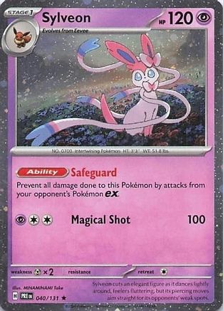 Sylveon (Cosmos Holo) (040/131) [Miscellaneous Cards & Products] Holofoil - Rare