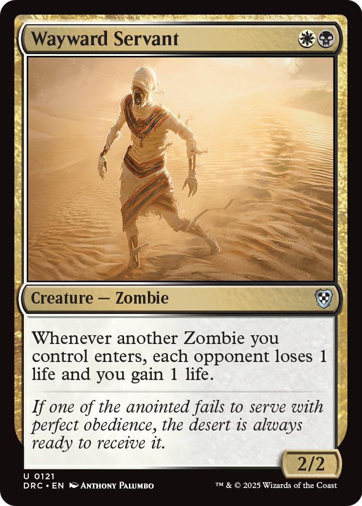 Wayward Servant (DRC-121) [Commander: Aetherdrift]