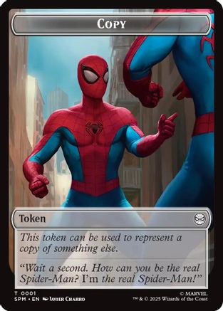 Copy // Human Citizen Double-Sided Token (SPM-1 // 4) [Marvel's Spider-Man]