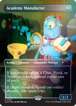 Academy Manufactor (SLD-2195) (Rainbow Foil) [Secret Lair Drop Series] Foil